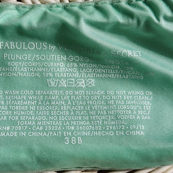 Massimo Medium Mint Sleeveless Blouse w/matching Mint VS Bra - Picture 5 of 5